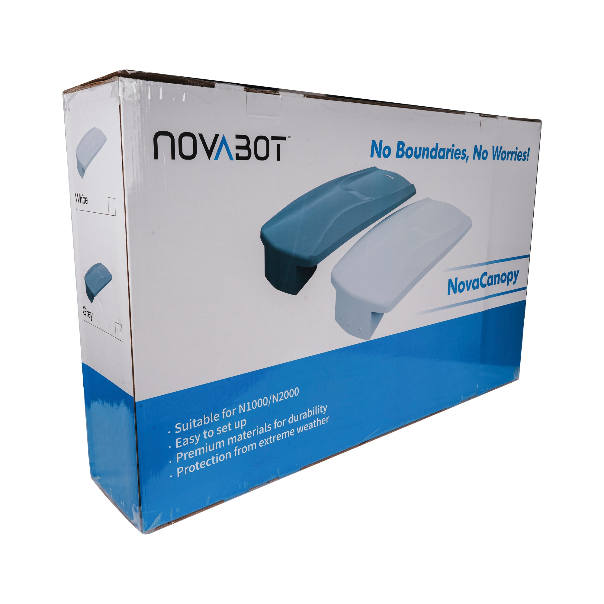 (White) NOVABOT Robot Mower Garage Roof, Lawn Mower Cover, Lawn Mower Shelter